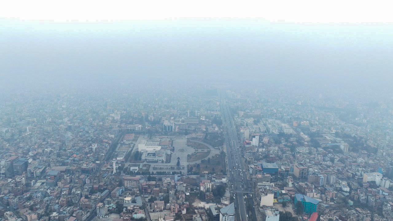 विश्वकै चौथो प्रदूषित सहरमा काठमाडौं, वायु गुणस्तर अत्यन्तै अस्वस्थ