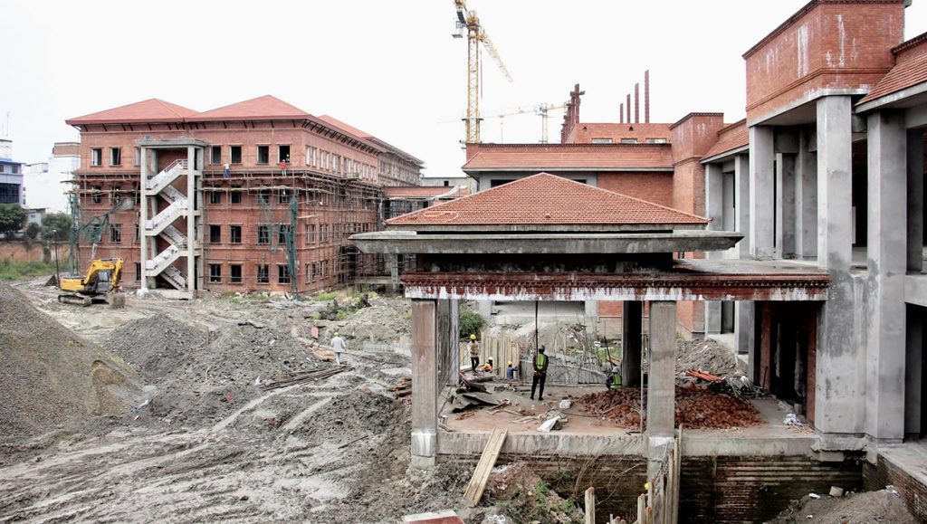 संसद् भवन अझै अधुरो, ८८ प्रतिशत मात्र निर्माण सम्पन्न