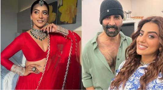 अक्षरा सिंहले अक्षय कुमारसँगको तस्बिर शेयर गर्दै मिस्ट्री बनाइन्