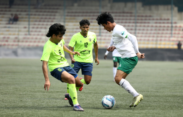 राष्ट्रिय लिग फुटबल: एनआरटी र लालीगुराँसले १–१ बराबरी, पोखरेली टोली अपराजित रहँदै उत्साहजनक प्रदर्शन